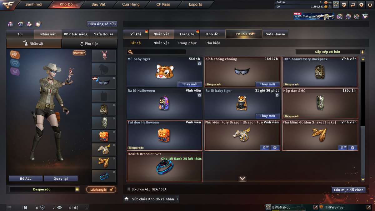 shop acc cf uy tin gia re